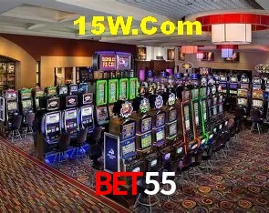 Interface moderna da plataforma Bet55